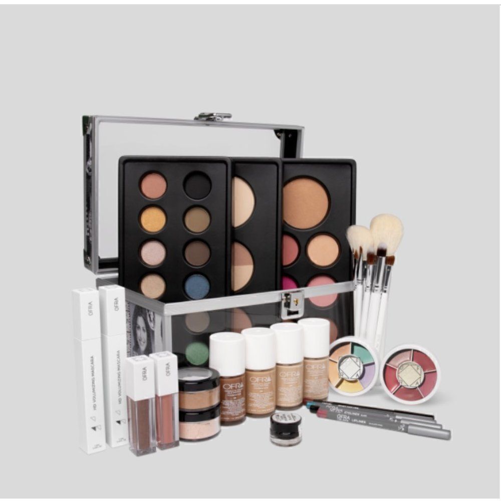 OFRA‎ PRO Professional Makeup Kit Set Exclusive Clear Case NEW - Picture 4 of 4